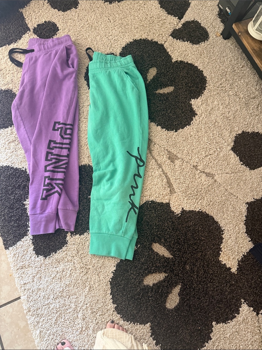 Victoria's Secret Colorblock Jogger Set - Purple & Teal